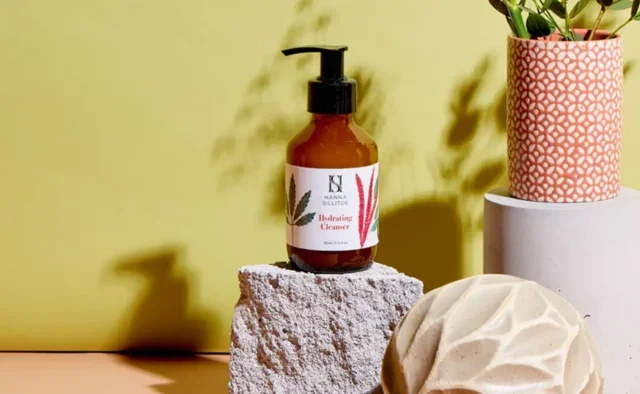 Bottle of Hanna Sillitoe cleanser