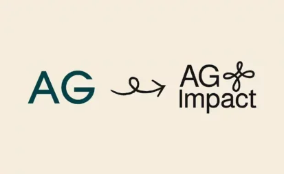 Old and new AG logos