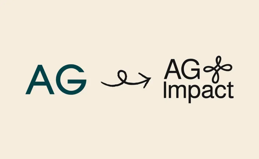 Old and new AG logos