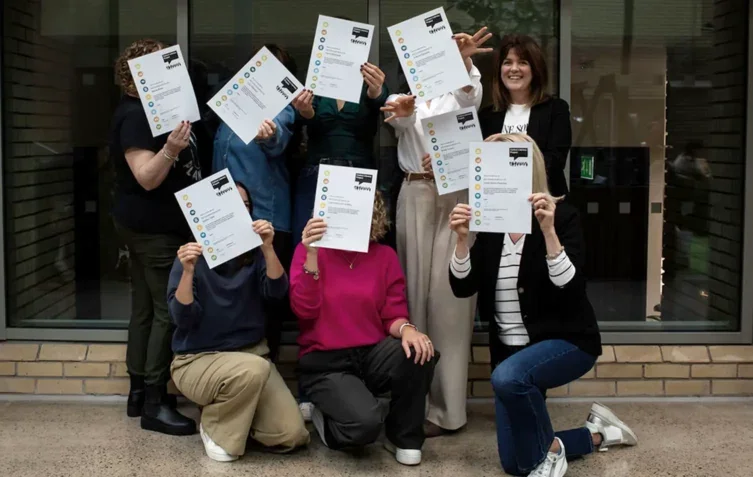 AG team with Carbon Literacy certificates